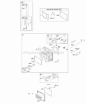 Cylinder Head Gasket Set - Valve Lubrication Valves Diagram and Parts List for 281H07-0384-B1  Briggs and Stratton Engine